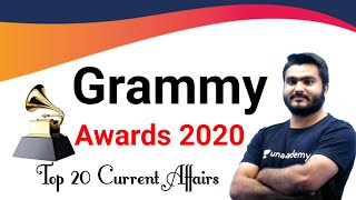 Top Current Affairs | Grammy Awards 2020 Top 20 GK in Hindi for all Exams by Saurabh sir