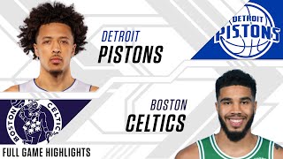 Boston Celtics at Detroit Pistons | Full Game Highlights