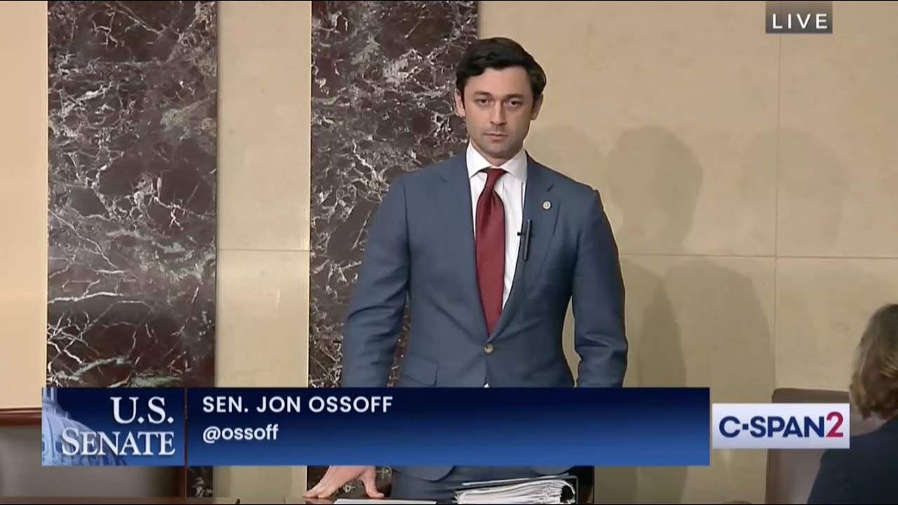 Sen. Ossoff Takes Floor To Confirm Dr. Deborah Lipstadt As Special ...