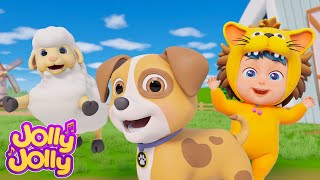 Bingo Visit The Farm, Three Little Kittens + More | Jolly Jolly Nursery Rhymes