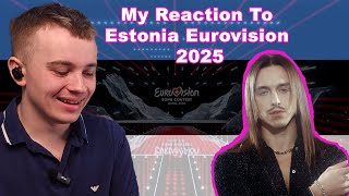 My Reaction To Tommy Cash - Espresso Macchiato | ESTONIA EUROVISION 2025 🇪🇪