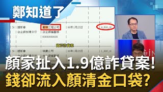 顏家捲入中小企銀1.9億詐貸案風波！460萬流向顏家投資\