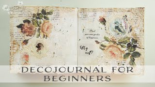 Vintage Victorian Style DecoJournal Tutorial for Beginners #7♡ Maremi's Small Art ♡