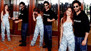 Raveena Tandon Daughter Rasha Thadani Cute Moments With Aaman Devgan During Azaad Movie Promotion 📸💃