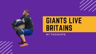 Giants Live Britains Strongest Man - My thoughts and predictions