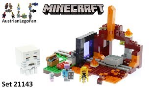 Lego Minecraft 21143 The Nether Portal - Lego Speed Build Review