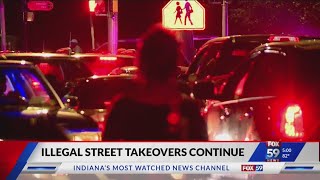 Street takeovers continue to cause problems for Indy as horses, cars flood MLK Street