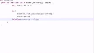 Java Programming Tutorial 24 do while Loops