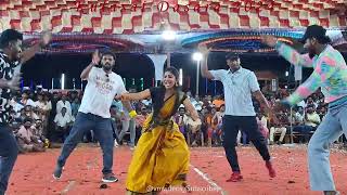 Actress Sanghavi in Dasara2024 #dance, #actress, #kulasaidasara, #folk