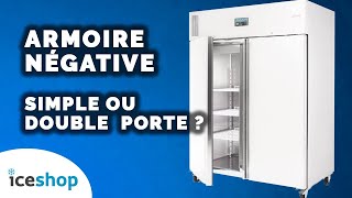 Armoire réfrigérée négative POLAR double porte - ICESHOP