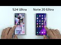 Samsung S24 Ultra vs Note 20 Ultra | SPEED TEST