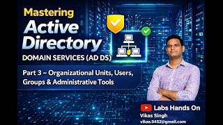 Mastering Active Directory (AD DS) | Part 3 | Organizational Units, Users, Groups & AD Admin Tools