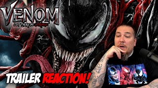 VENOM 2 Let There Be Carnage TRAILER REACTION!