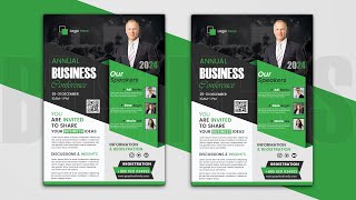 How to Create Business Conference Flyer Design Using Photoshop