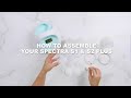 how to assembly spectra s1 double electric breast pump