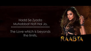 Raabta Title Song   Arijit Singh & Nikita Gandhi   Raabta   Lyrical Video With Translation   YouTube