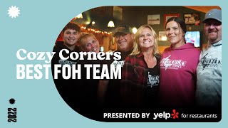 2022 Servies Winner for Best Front-of-House Team: Cozy Corners