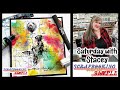 550 Saturday with Stacey Class.  Creative Expressions, Andy Skinner, Hero Arts and Stacey Park Inks