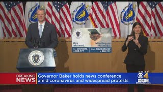 Gov. Charlie Baker Blasts President Trump's Comments About George Floyd Protests