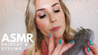 ASMR Haircut Roleplay ✂️ Sleep Inducing Scalp Massage \u0026 Hair Brushing