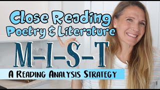 MIST: A Close Reading Strategy for Poetry and Literature Analysis