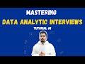 How to Prepare for Data Analytic Interviews? | Tutorial #1