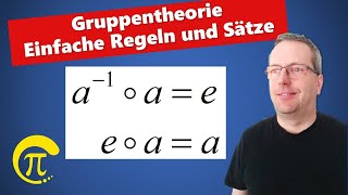 Gruppentheorie - Einfache Sätze und Rechenregeln für Gruppen