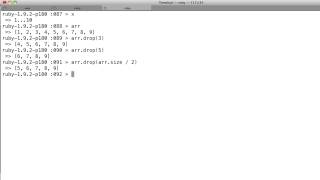 Ruby Enumerable methods: drop, drop_while