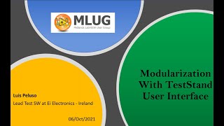 Modularization with TestStand User Interface - Luis Peluso