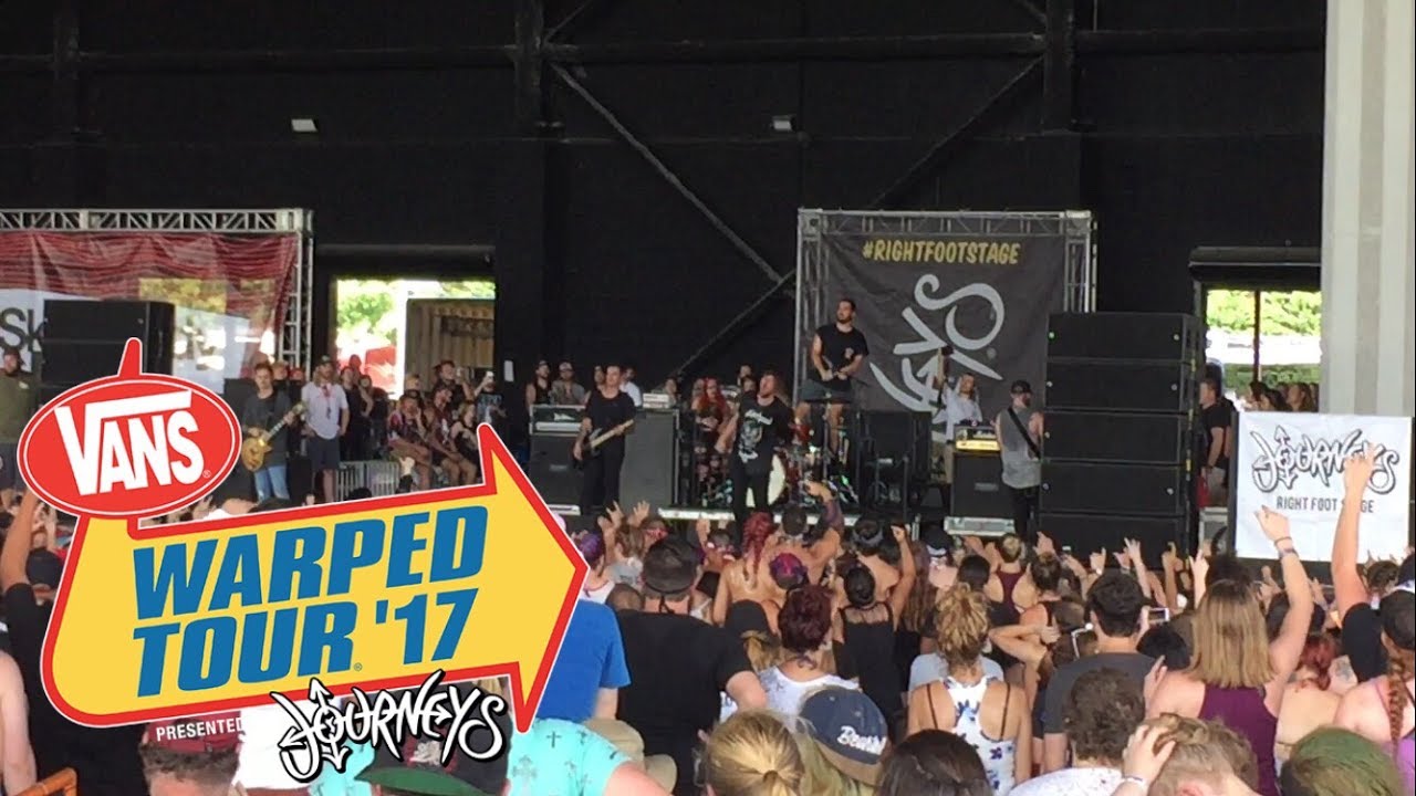 Beartooth - In Between (Live Vans Warped Tour 2017) - YouTube