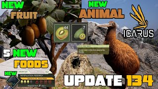 Icarus Week 134 Update! NEW Animal, Fruit/Crop, 5 Foods \u0026 Operation! NEW BUILDING Pieces Next Week!