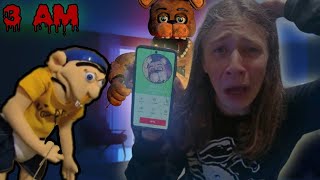 (ACTUALLY WORKED) CALLING FREDDY FAZBEAR AT 3AM!!! (W/ JEFFY!) (GONE WRONG)