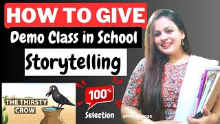 How to teach a story in demo class with action | Storytelling Demo Teaching | Demo class for school