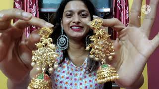 দেখে নাও আমার কানের দুলের 👂collection part - 1//silver earrings// your pratinita