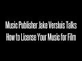 How Can an Indie Artist License Their Music For Film or TV