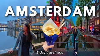 FIRST TIME TRAVELLING TO AMSTERDAM 🇳🇱 // 2-Day Travel Vlog in Netherlands