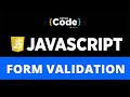 Form Validation In JavaScript | JavaScript Form Validation Tutorial | JavaScript | SimpliCode
