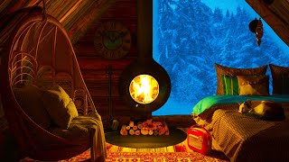 Deep Sleep Guaranteed With This Magical Winter Fireplace Ambience!