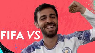 Bernardo Silva tells Raheem Sterling he needs to go to the gym | FIFA vs Bernardo Silva