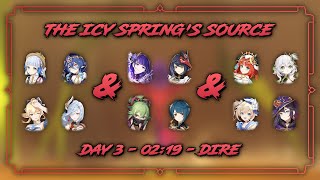 [Day 3] The Icy Spring's Source (Dire - 02:19) | Perilous Expedition {3.8}