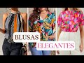 BLUSAS ELEGANTES - Blusas Coloridas e Elegantes - Moda Feminina