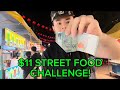 $11 STREET FOOD CHALLENGE at Jalan Alor Night Market – What Can You Get?