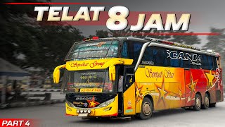 BANJIR DI LINTAS TIMUR BIKIN SEMUA BUS TELAT‼️Trip Jakarta - Medan with Sempati Star PART 4