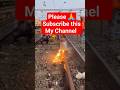 Thermite welding process for joiningrailway track #indian #railway #shorts #viral #viralvideo #new 🚃