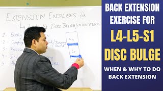 Disc Bulge/Herniated Disc Exercises L4-L5-S1, When To Do Back Extension Exercise- Bulging Disc