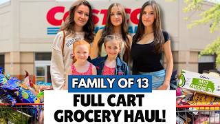 MASSIVE $1,500 COSTCO HAUL | Feeding A Family of 13 | Military Family
