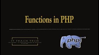 Function in PHP Part 2 (String functions)