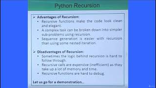 042 Tutorial 41 Python Recursion