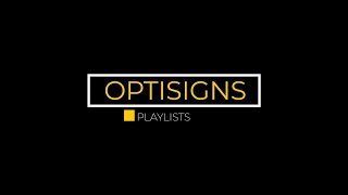 UCF OptiSigns  Playlists