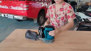 Makita DBO180 - Demonstrate by Beautiful Girl